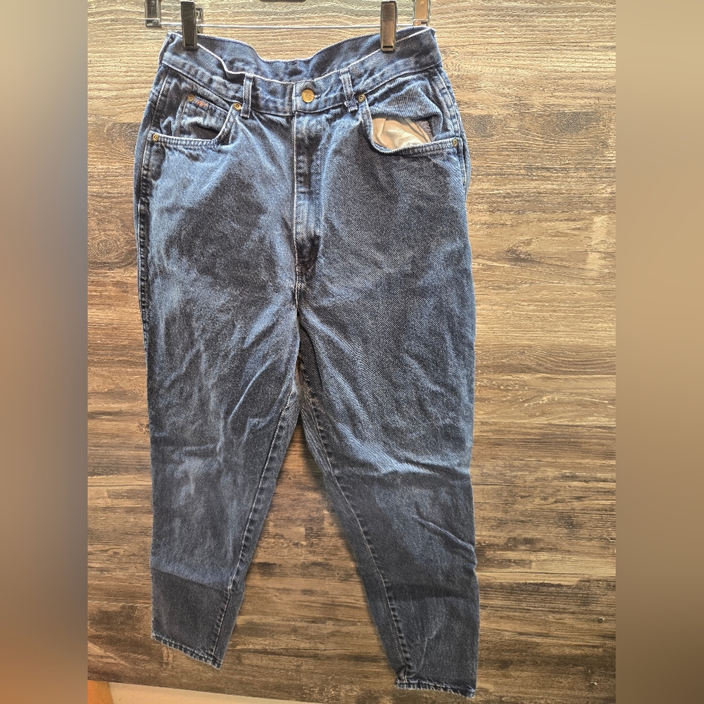 Vintage Chic Mom Jeans Womens Size 16‎ W30xL29 Blue Wash High Rise Tapered